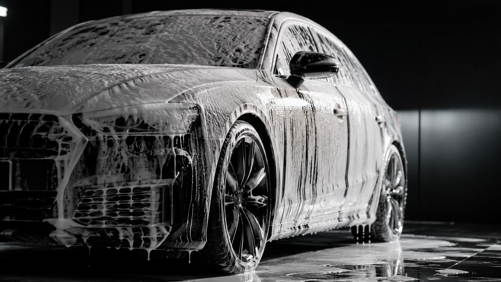 Lavage et prelavage automobile detailing